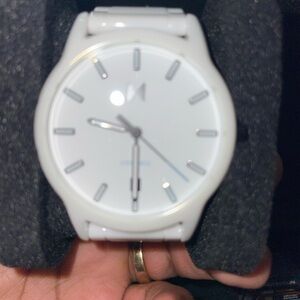 MVMT White and Silver Smartwatch